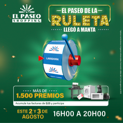 El paseo de la ruleta llegó a Manta